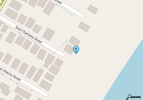 Historic 40s Beachfront Cottage w Wraparound Porch map location