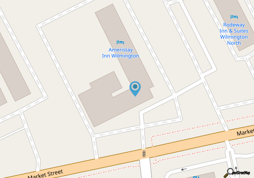 Ramada Conference Center Wilmington map location
