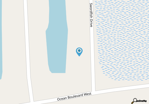 Holden Beach Home on Intracoastal Waterway Canal! map location