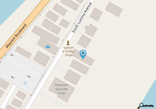 Oceanfront Paradise: Direct Beach Access, Media Room and Nearby Hotspots! map location