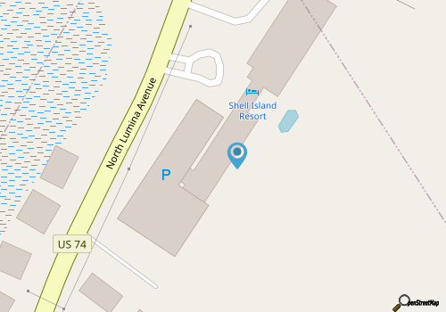 Shell Island Resort map location