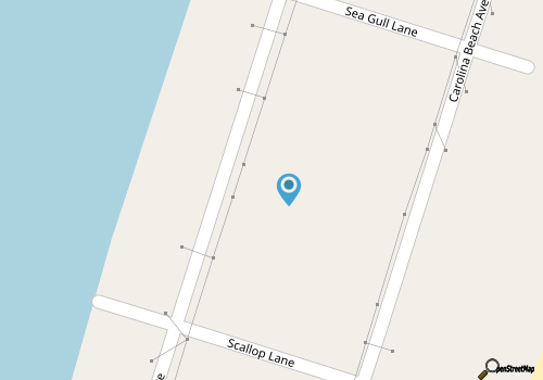 Spacious Beachy Bungalo One Block From Ocean map location