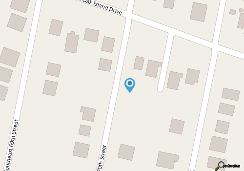 Halcyon Daze / 104 SE 70th Street - Coastal Vacation Resorts map location