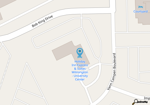 Holiday Inn Express & Suites Wilmington-University Center map location