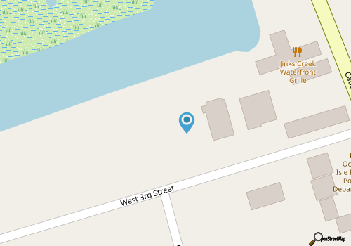 Beach cottage located on a natural canal- 4 bedroom map location