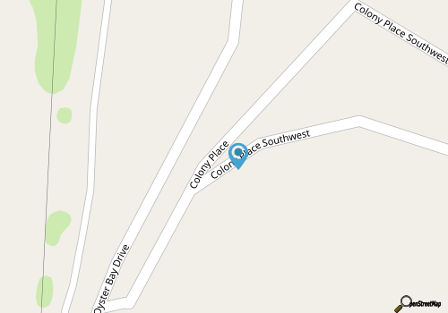 1A - Pet-Friendly Ground Level 2 bedroom/2 bath condo on Oyster Bay Golf Links map location