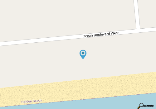 Dog-friendly beachfront house with screened porch, AC & W/D map location