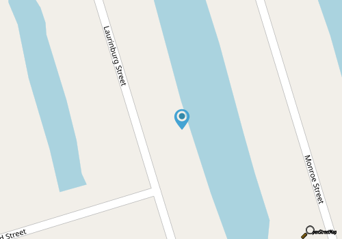 Canal Home with Private Dock - close to town center map location