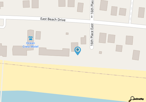 Oceanfront, 3BR/2BA Home -Walking Distance to Pier & Restaurant-Sleeps 8 map location