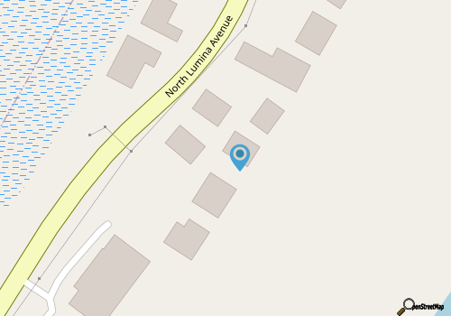 Spacious Oceanfront Home w Private Beach Access map location