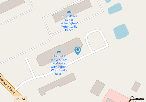 Fairfield Inn & Suites Wilmington / Wrightsville Beach map location
