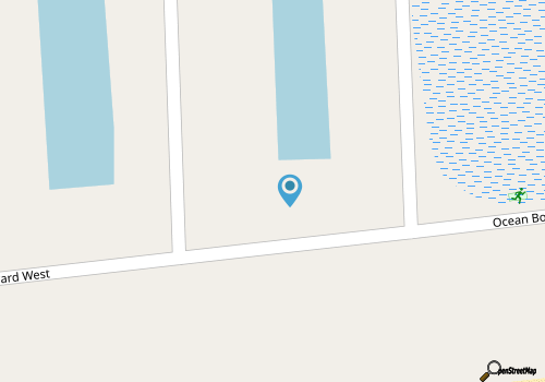 Large & Roomy Vacation House Across From Beach w/WiFi, W/D, Patio, Central AC map location