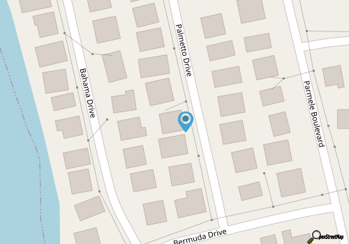 A fenced in Yard on Wrightsville Beach's Parmele Isle; a short walk to the beach map location