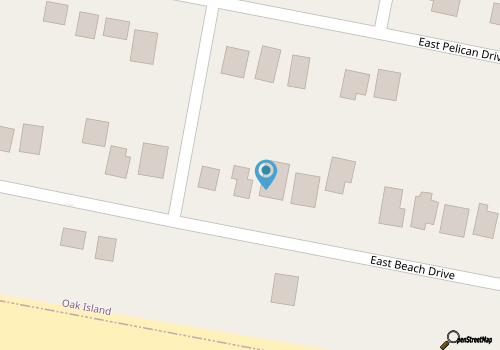 Sandy Daze / 5502 E. Beach Drive - Coastal Vacation Resorts map location