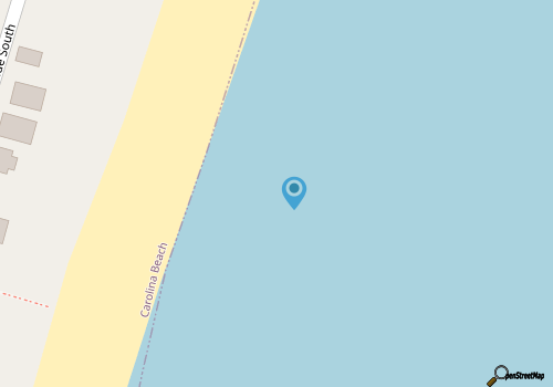 Carolina Beach Oceanfront Three Bedroom Condo map location