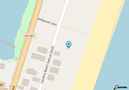 Beachside Suites 1: Downtown and next to the SEA! map location