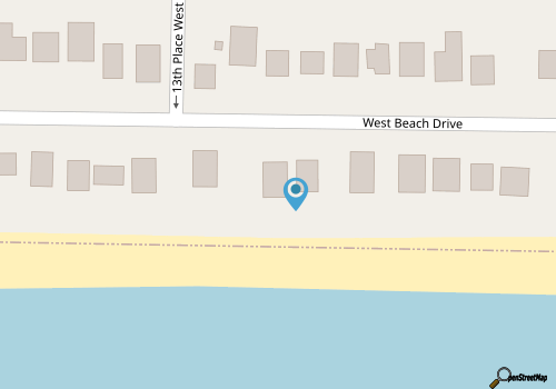 Diamond in the Rough: Dog-Friendly Oceanfront Home map location