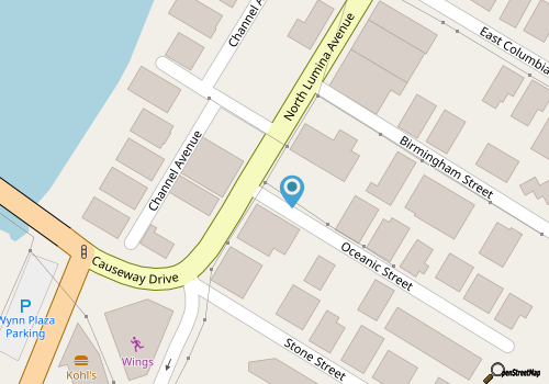 Efficiency Apartment in the Heart of Wrightsville Beach map location