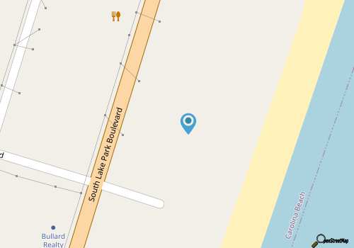 Sea Colony 2A | Oceanfront, Private Beach Walkway map location