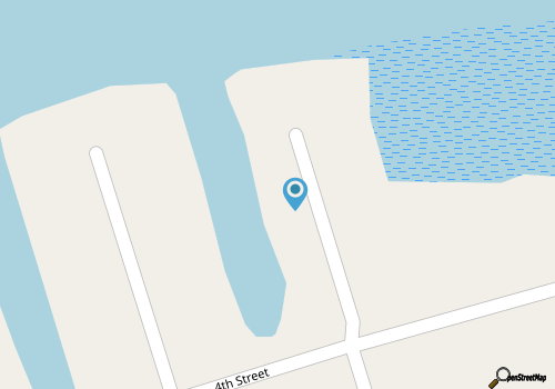 Renovated Island Cottage on OIB with views of Jinx Creek, 4 min walk to beach map location