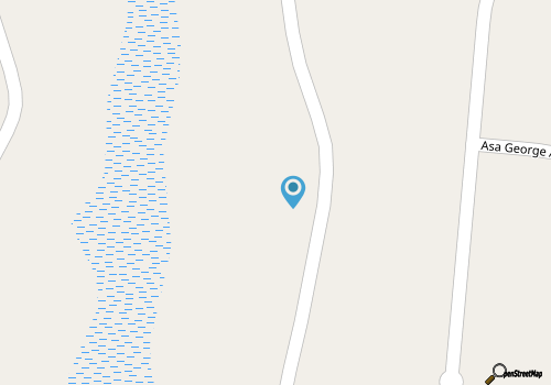 Small private water front community on a tidal creek. map location