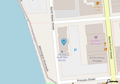 Riverfront Condo in the Heart of Downtown map location