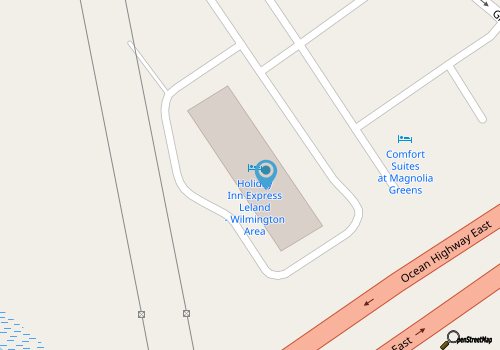Holiday Inn Express Leland - Wilmington Area map location