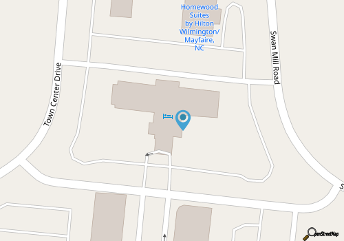 Hilton Garden Inn Wilmington Mayfaire Town Center map location