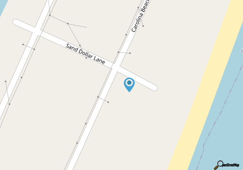 30s Oceanfront Beach Cottage Blocks to Pier map location