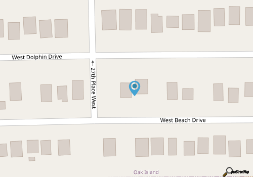 Sandtrap: Oceanview House on West Beach with Easy Beach Access. map location