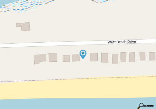 West Haven: Oceanfront Split Level Home on Oak Island's West End map location