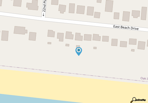 Steps to the Beach Cottage: Pet-Friendly map location