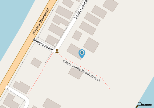 5 BR Ocean Front Cottage on the South End! map location