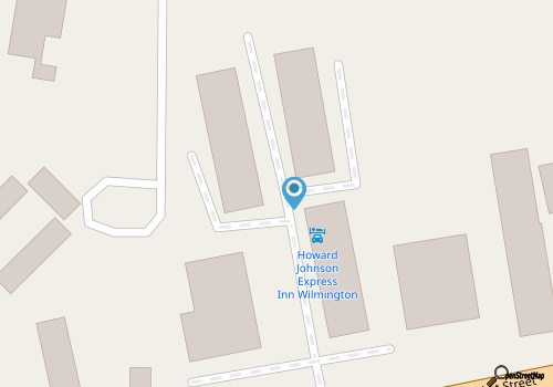 Howard Johnson Express Wilmington map location