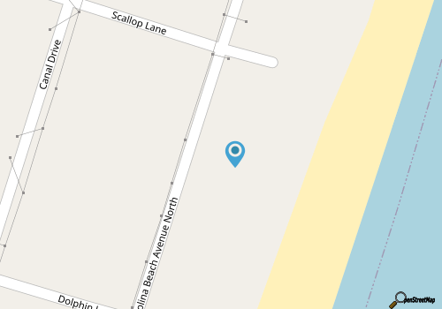 Carolina Beach House map location
