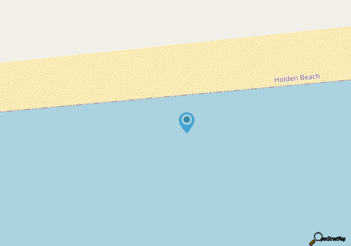Great Location-Holden Beach 6 BR 5.5 Bth, 5 min. walk to Beach, Park & Eateries! map location