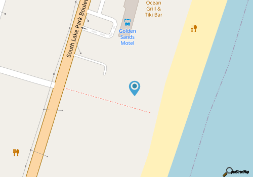 Direct Oceanfront 3 bedroom rustic beach cottage. Great beach memories! map location