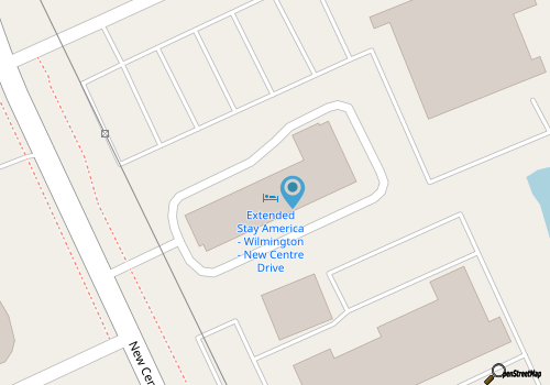 Extended Stay America - Wilmington map location