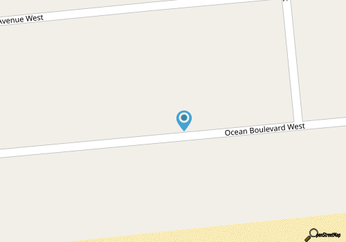 2nd Row Classic Beach Cottage Ocean Views Great Location Convenient Beach Access map location