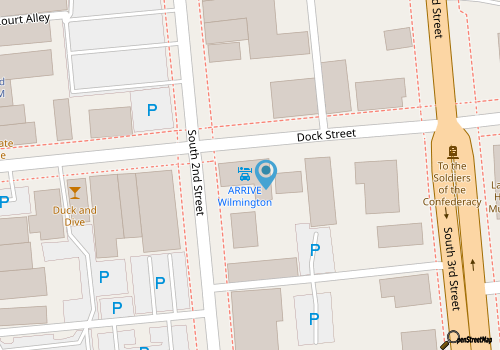 Suite at Arrive Wilmington, Pets Allowed, Parking, Near Bellamy Mansion Museum map location