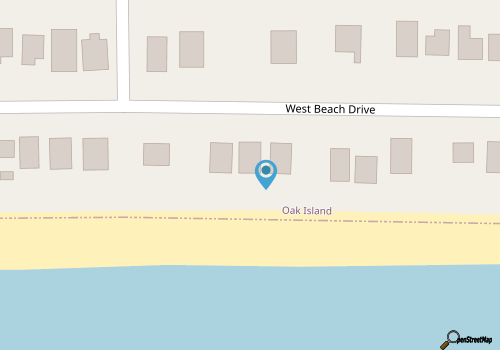 Angelfish / 1323 W. Beach Drive - Coastal Vacation Resorts map location
