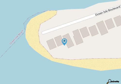 Ocean Isle Beach-Oceanfront & sound side home on gated West End --sleeps 20 map location