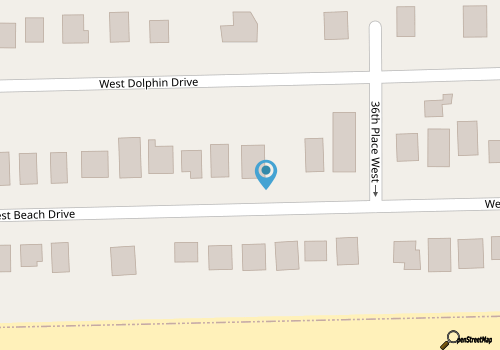 4BR/2BA Home - 2nd Row, Ocean Views, Walk to Beach, Firepit Sleeps 8 map location