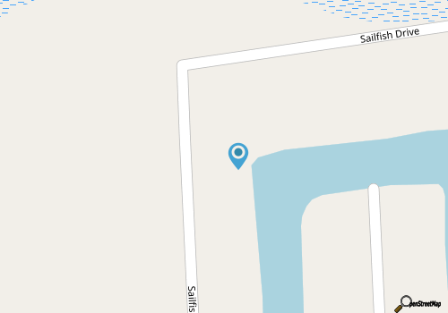 Waterfront home with boat dock and close to beach access map location
