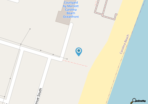 Walk to the Boardwalk and downtown Carolina Beach! Oceanfront !  map location