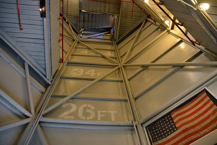 Inside the lighthouse at Harbour Town in Hilton Head, SC