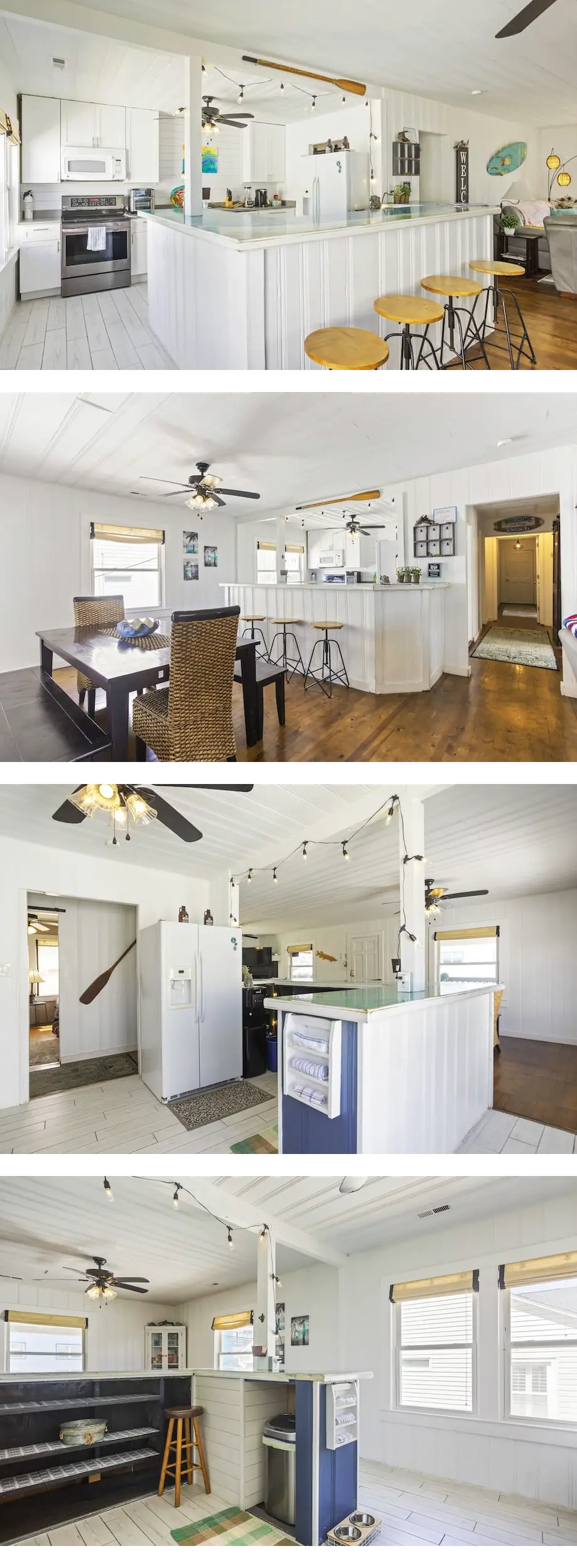 Spacious Beachy Bungalo One Block From Ocean