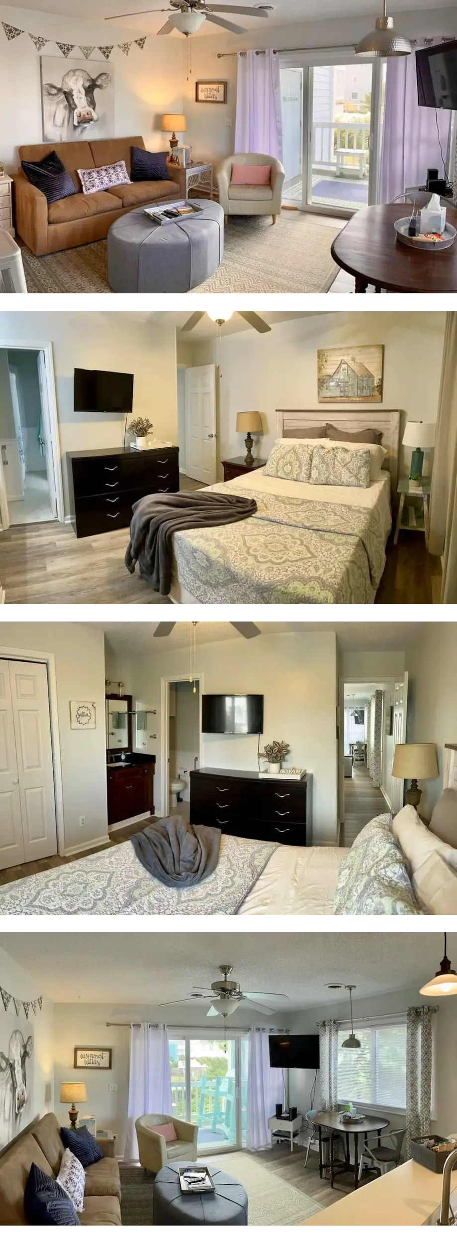 Private condo- steps from beach and pool