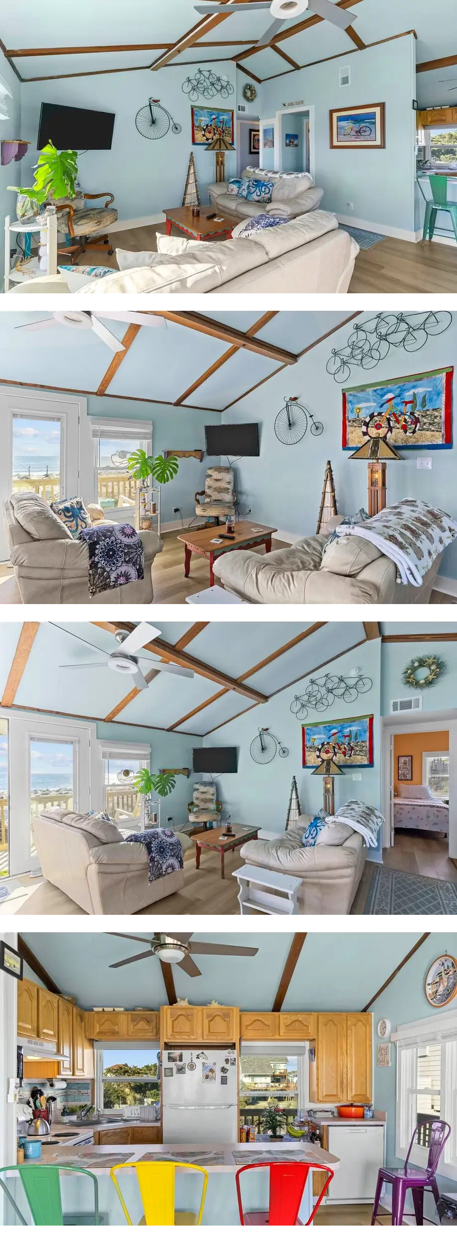 Pet Friendly Oceanfront Cottage Steps to...