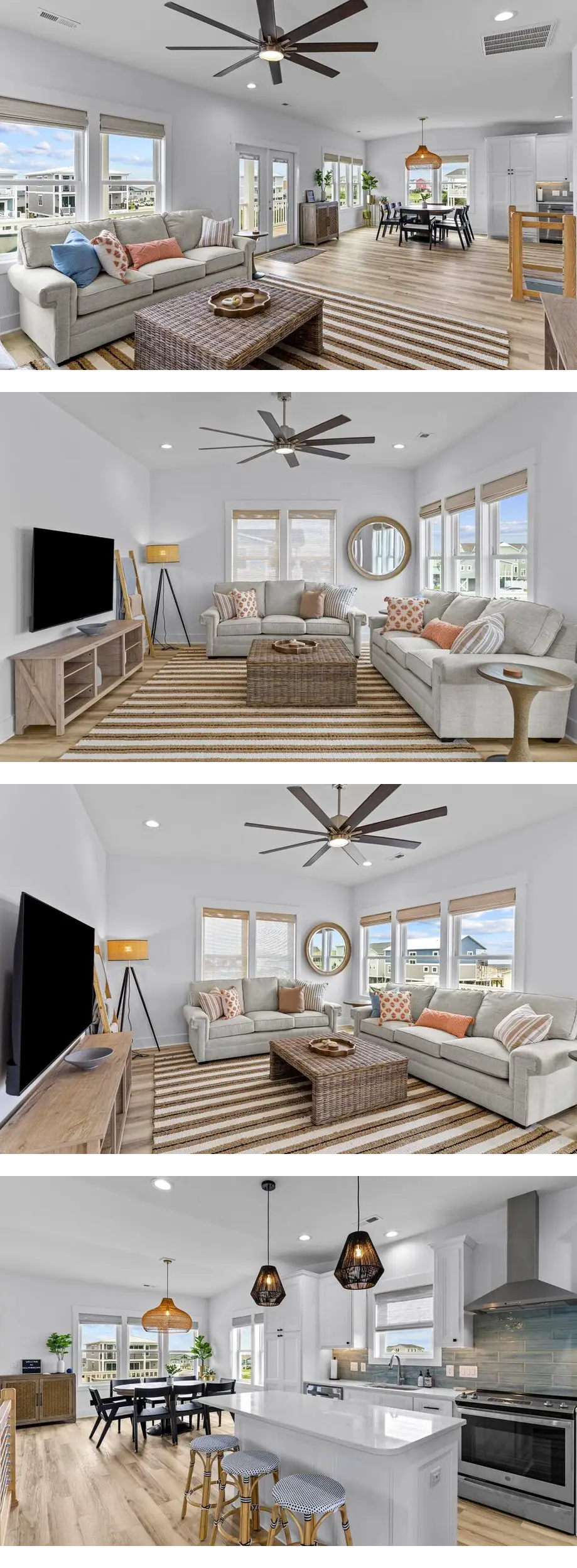 Spacious New home with ocean views from ...